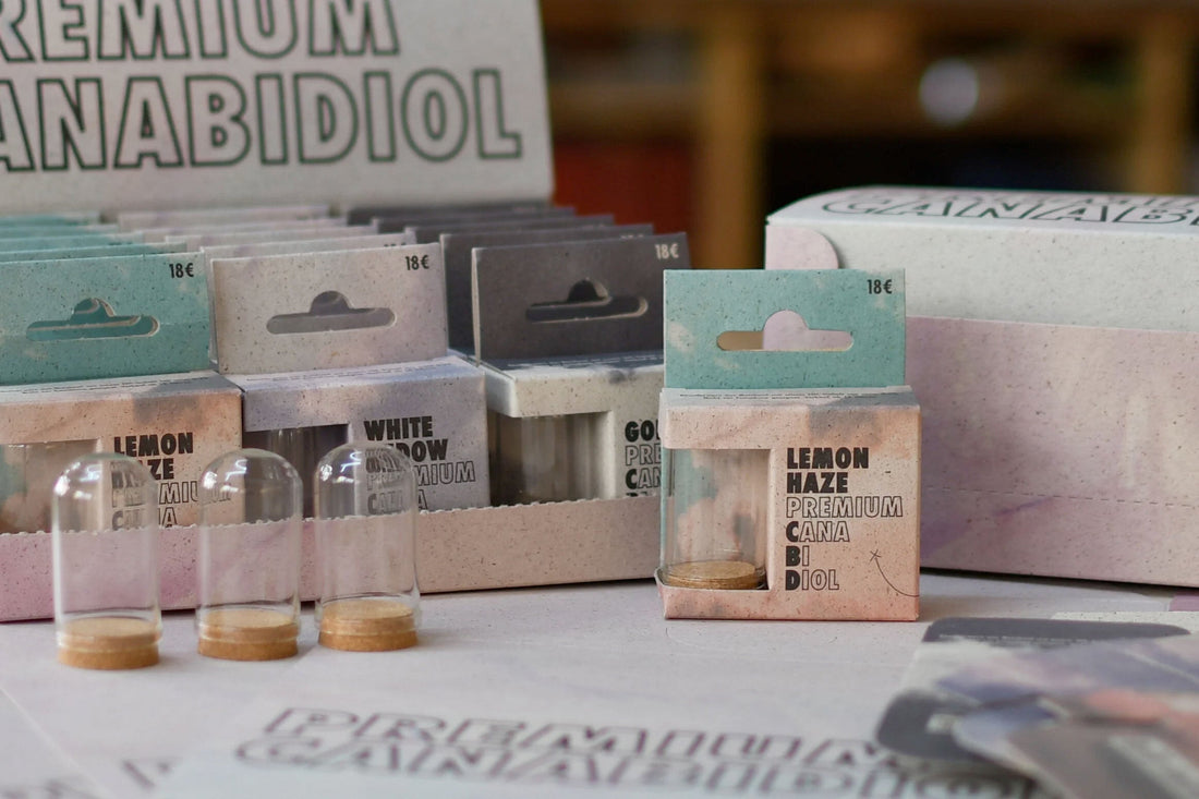 Packaging Design & POS Display für Herbistan Premium CBD